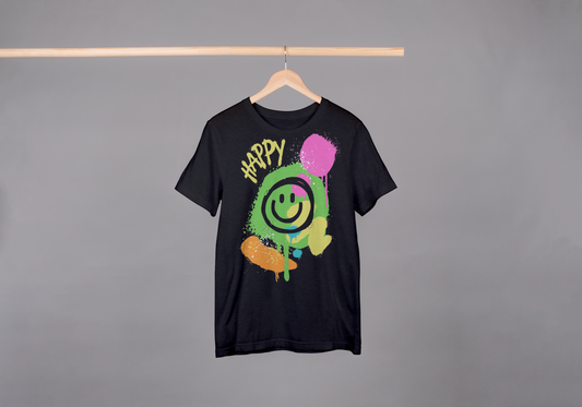 T-shirt Happy 🙂 Unisex - Le Monde De Lélia