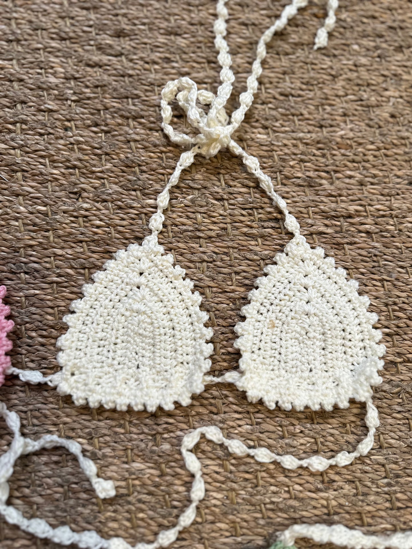 Haut de bikini en crochet enfant - Le Monde De Lélia Écru