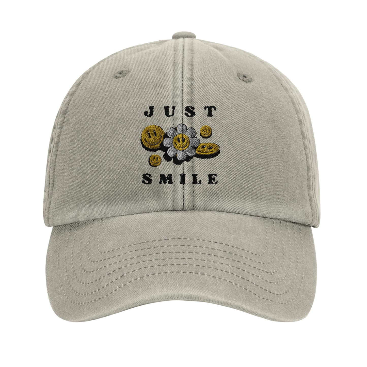 Casquette Vintage Just Smile - Le Monde De Lélia Default Title Print Material