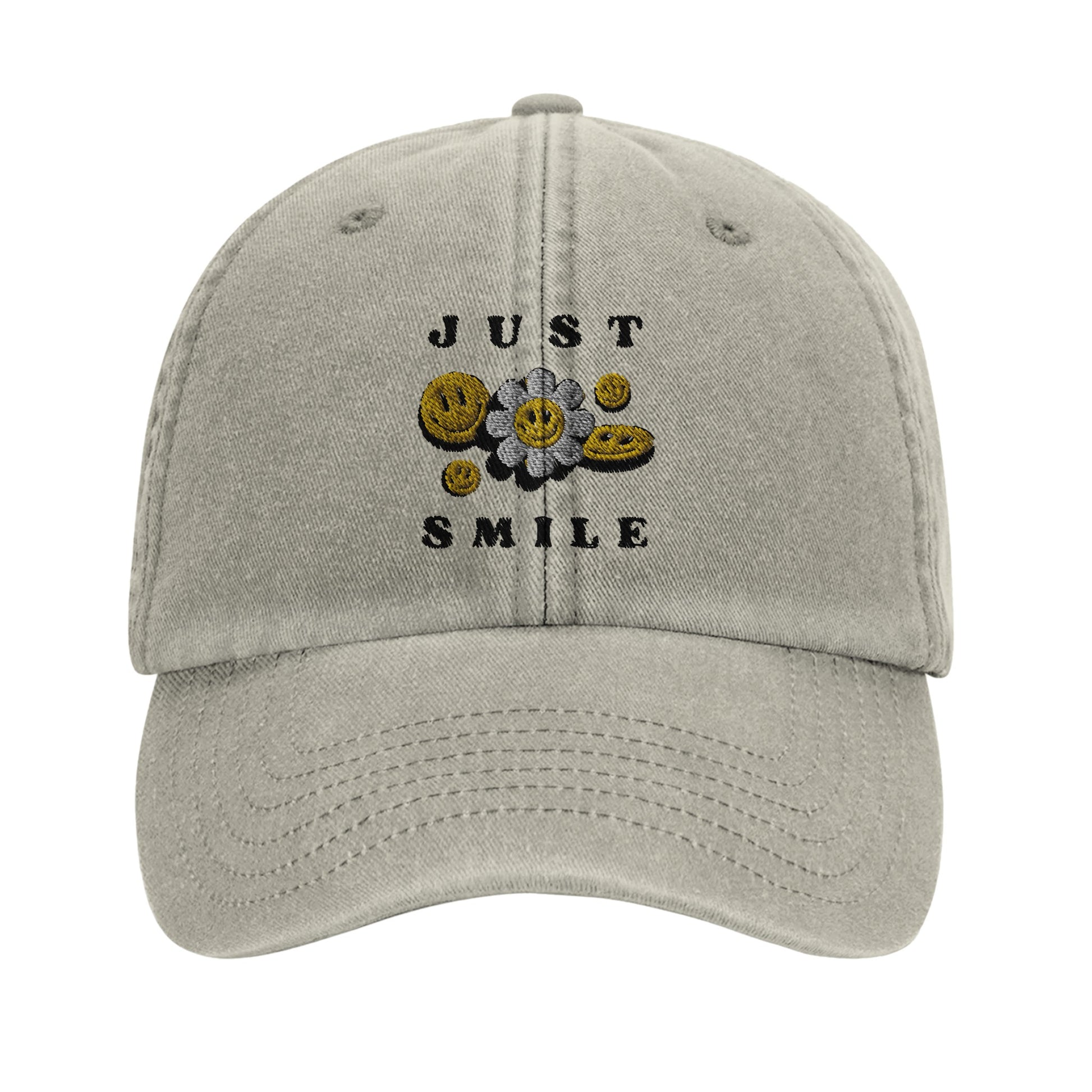 Casquette Vintage Just Smile - Le Monde De Lélia Default Title Print Material